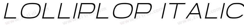 Lolliplop Italic字体转换